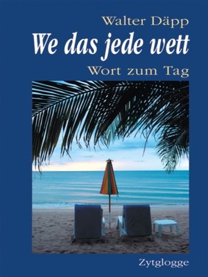 cover image of We das jede wett